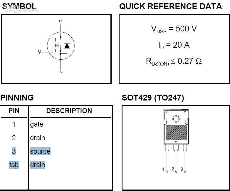 Mosfet IRFP460