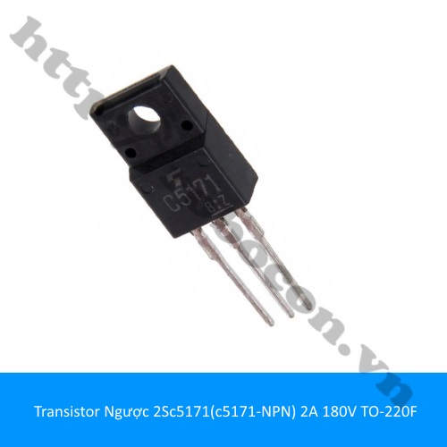 Transistor Ngược 2Sc5171(c5171-NPN) 2A 180V TO-220F