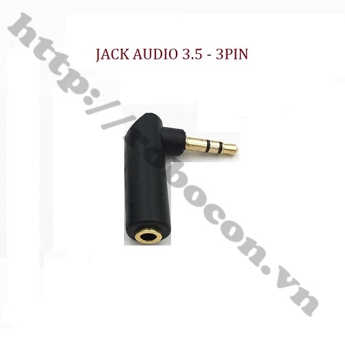 PKAT110 Đầu Nối Jack Audio 3.5 Vuông Góc