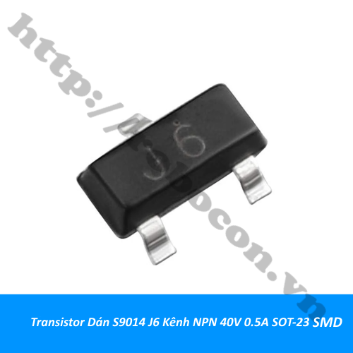 Transistor Dán S9014 J6 Kênh NPN 40V 0.5A SOT-23 SMD