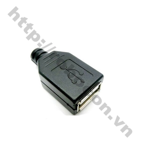 CO69 Đầu USB cái vỏ 2 mảnh