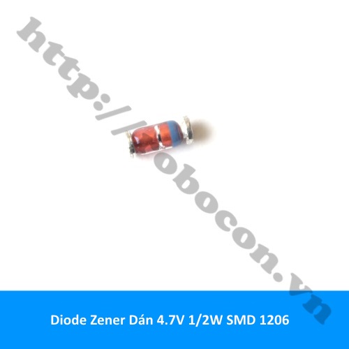 Diode Zener Dán 4.7V 1/2W SMD 1206