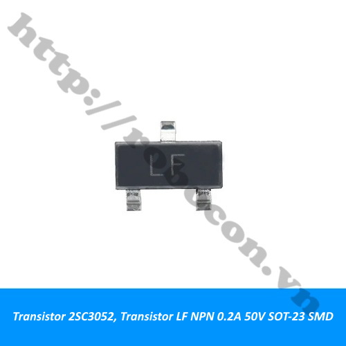 Transistor 2SC3052, Transistor LF NPN 0.2A 50V SOT-23 SMD