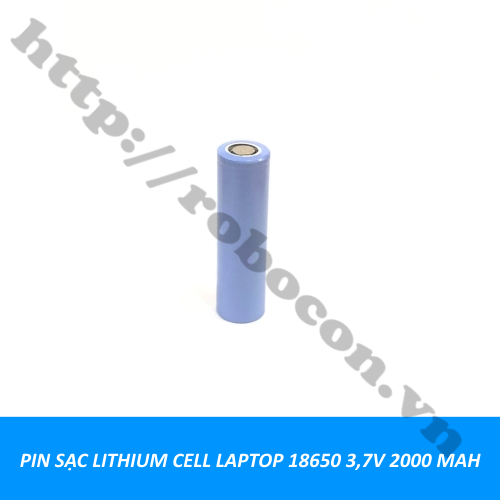 LKRB80 PIN SẠC LITHIUM CELL LAPTOP 18650 3,7V 2000 MAH (XANH LAM)