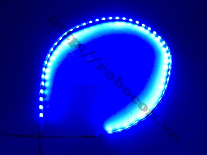 LED136 Led dây dán ô tô xe máy 12V-1m xanh dương 