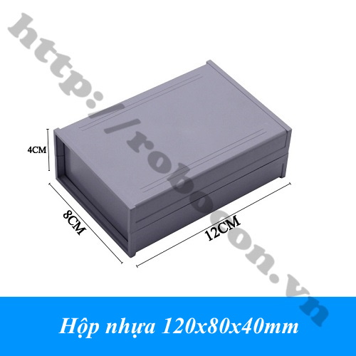 Hộp nhựa 120x80x40mm 