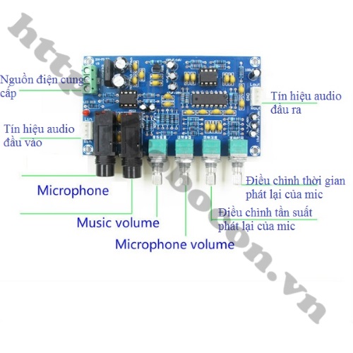 MDL194 Mạch Echo Khuếch Đại Micro Karaoke XH-M173