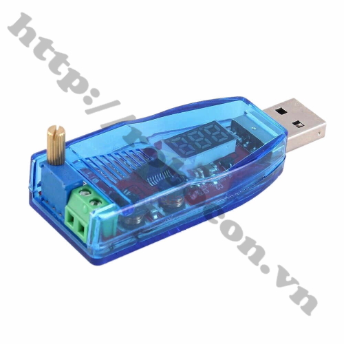 USB Điều Chỉnh Điện Áp 1-24V Hiển Thị Điện Áp Đầu Ra