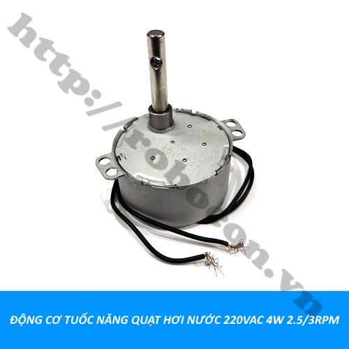 Động cơ tuốc năng quạt hơi nước 220V AC 4W 2.5/3 vòng/phút