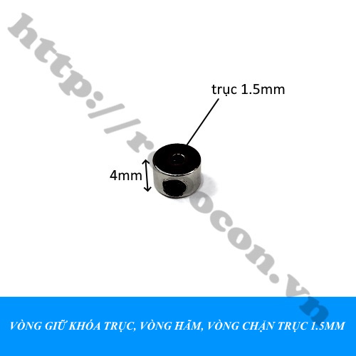 VÒNG GIỮ KHÓA TRỤC, VÒNG HÃM, VÒNG CHẶN TRỤC 1.5MM 