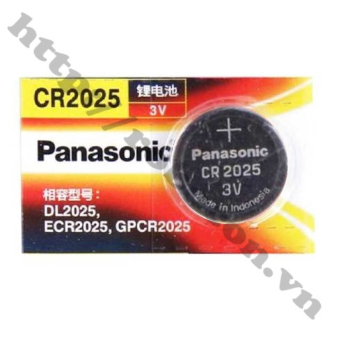 Pin CR2025 Panasonic 3V Lithium Chính Hãng