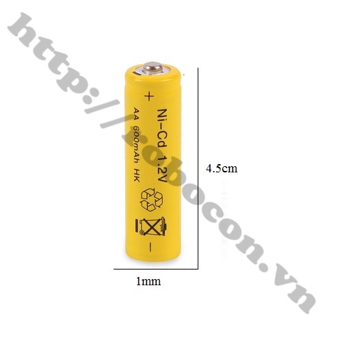 PPKP60 Pin Sạc Ni-Cd AAA 1.2V 600mAh