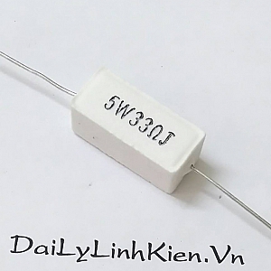 DT81 Điện trở sứ 33 Ohm 33R 5W