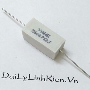  DT82 Điện trở sứ 47 Ohm 47R 5W  