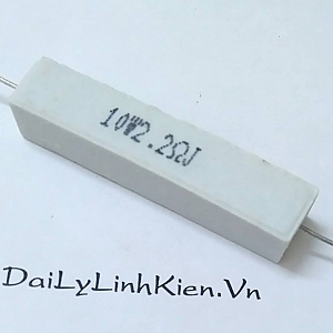 DT85 Điện trở sứ 2.2 Ohm 2.2R 10W