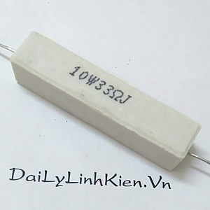  DT90 Điện trở sứ 33 Ohm 33R ...