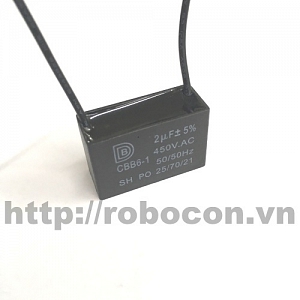 TD113 Tụ Quạt Dây 400 - 450V ...