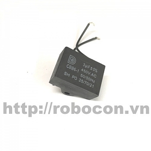 TD114 Tụ Quạt Dây 450V 3uf