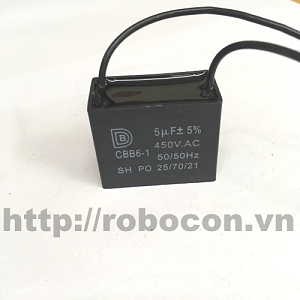 TD116 Tụ Quạt Dây 450V 5uf