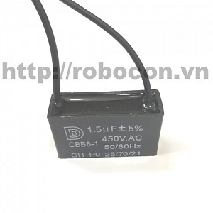 TD112 Tụ Quạt Dây 450V 1uf