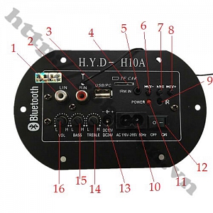MDL151 Mạch Loa Kéo Có Bluetooth - ...