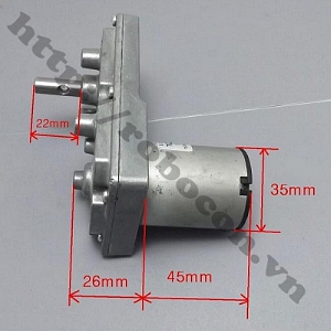 PKK583 Động Cơ Giảm Tốc 6-24V Tsukasa ...