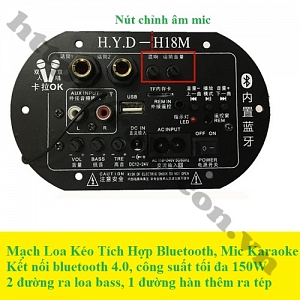  MDL254 Mạch Loa Kéo Tích Hợp USB-TF Lossless, Bluetooth, Micro ...