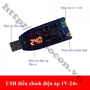 MDL294 USB Điều Chỉnh Điện Áp 1-24V ...