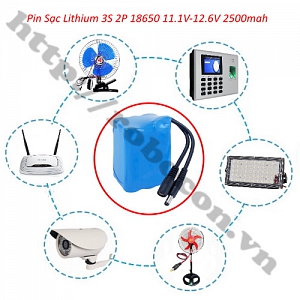 CBM132 Pin Sạc Lithium 3S 2P 18650 ...