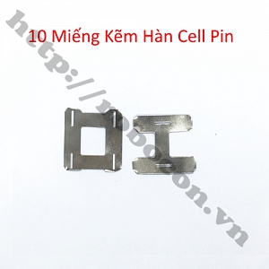  PPKP228 Bộ 10 Miếng Kẽm Đôi Hàn Cell Pin 