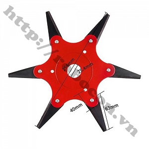 PKK989 Lưỡi dao cắt cỏ 6 cánh