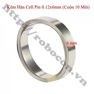 PPKP257 Kẽm Hàn Cell Pin 0.12x6mm (Cuộn ...