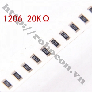 DT266 Điện Trở Dán 1206 20K Ohm 20KR 2002 1%