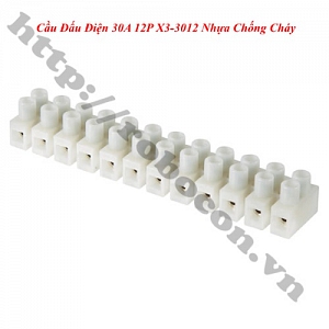  CO257 Cầu Đấu Điện 30A 12P X3-3012 ...