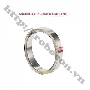 PPKP267 Kẽm Hàn Cell Pin 0.1x7mm (Cuộn ...