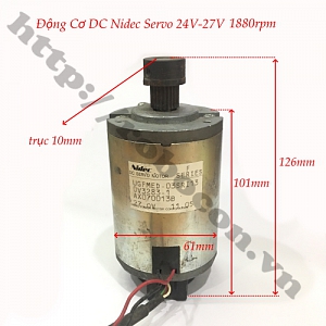 PKK1162 Động Cơ DC Nidec Servo 24V-27V ...