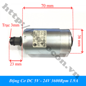 PKK1217 Động Cơ DC 5V - 24V ...