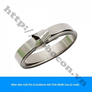 PPKP282 Kẽm Hàn Cell Pin 0.2x10mm Độ ...