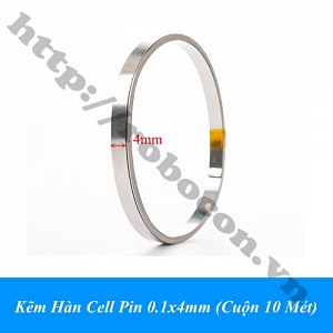 PPKP278 Kẽm Hàn Cell Pin 0.1x4mm Độ ...