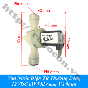 PKK1243 Van Nước Điện Từ Thường Đóng ...