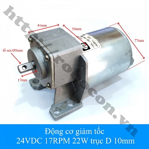 PKK1251 Động cơ giảm tốc 24VDC 17RPM ...