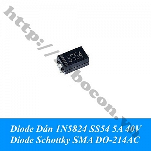  DO69 Diode Dán 1N5824 SS54 5A 40V Diode Schottky SMA ...