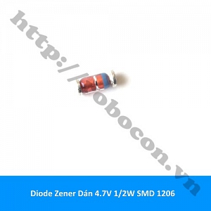  DO78 Diode Zener Dán 4.7V 1/2W SMD 1206  