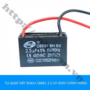 TD163 TỤ QUẠT DÂY SENJU CBB61 2.5 ...