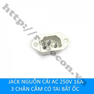  CO287 JACK NGUỒN CÁI AC 250V 16A 3 CHÂN CẮM ...