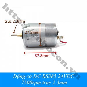 PKK1268 Động cơ DC RS385 24VDC 7500rpm ...