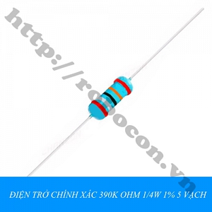 DT322 ĐIỆN TRỞ CHÍNH XÁC 390K OHM 390KR 1/4W 1% ...