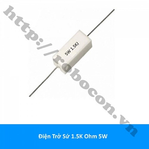  DT348 Điện Trở Sứ 1.5K Ohm 1.5KR 5W  