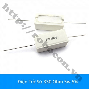 DT339 Điện Trở Sứ 330 ohm 330R 5w 5%