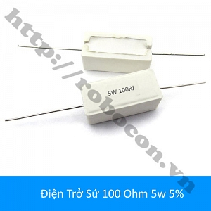 DT337 Điện Trở Sứ 100 ohm 100R 5w 5%